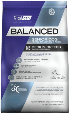 Balanced Perro Senior Raza Mediana 12 kg