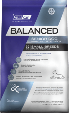 Balanced Perro Senior Raza Pequeña 3 kg