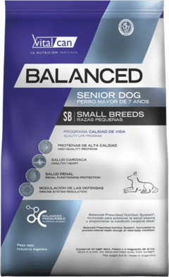 Balanced Perro Senior Raza Pequeña 7.5 kg