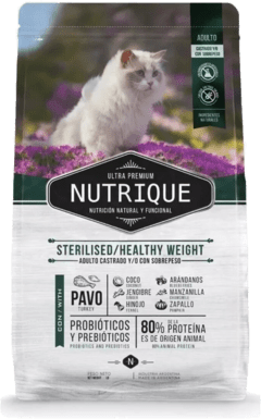 Nutrique Gato Adulto Joven Sterilized weight 2 Kg
