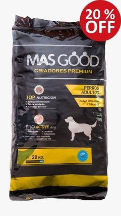 Masgood Criadores Premium Perro Adulto Razas Medianas y grandes 20 Kg