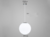 Luminária Pendente Minimalista Globo Branco - Woods Gramado - Casa e Decoração