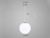 Luminária Pendente Minimalista Globo Branco - Woods Gramado - Casa e Decoração