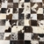 Imagem do Tapete de Couro Quadriculado Dark Gris (200x250)