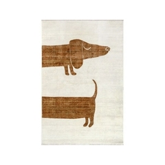 Tapete Infantil Cachorro Salsicha Divertido 100x160cm - Woods Gramado - Casa e Decoração