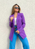 Máxi Blazer Alfaiataria Roxo