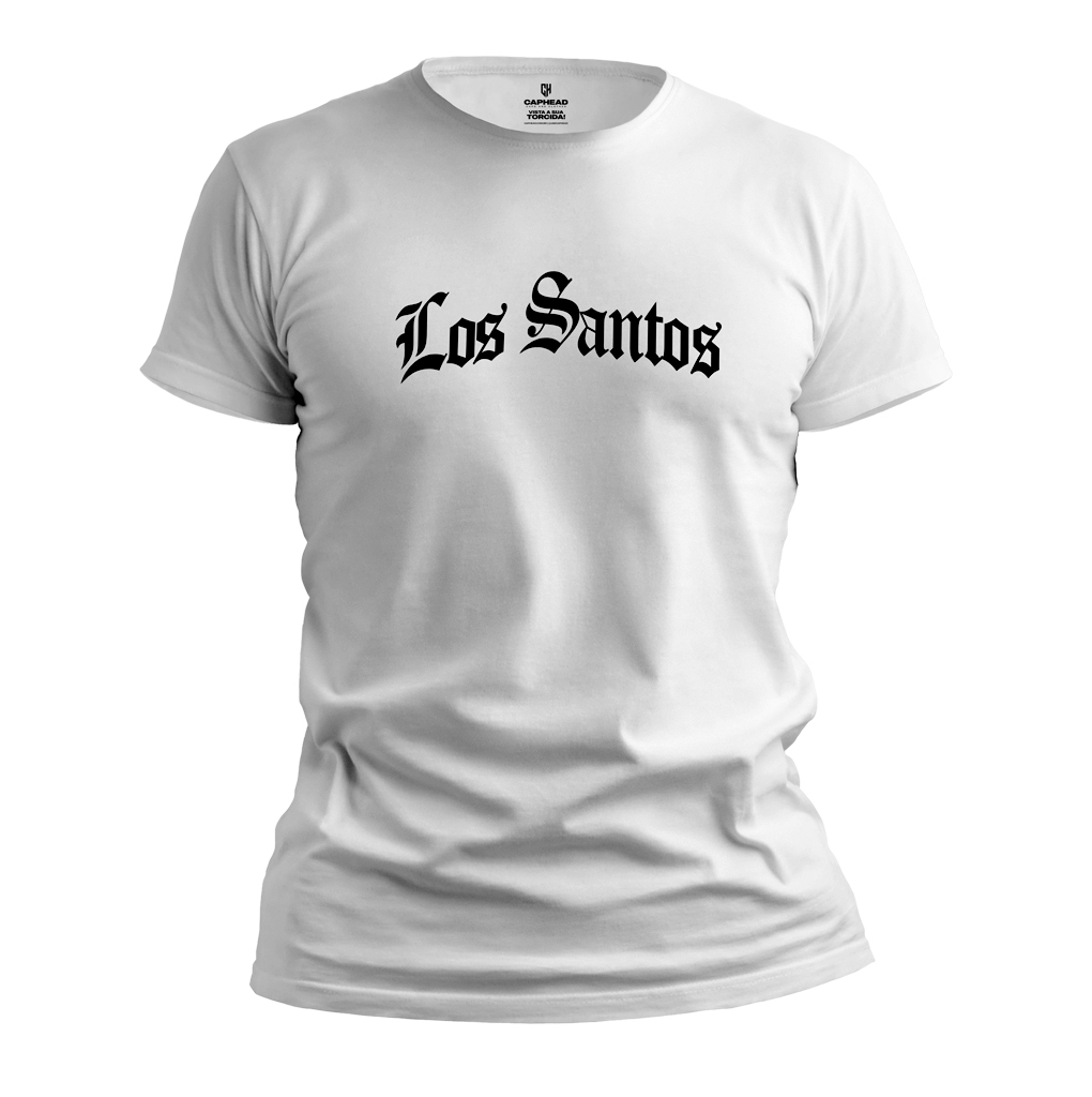 Camiseta GTA Grand Theft Los Santos Name Coleção Los Santos II Caphe