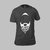 Camiseta Fear The Beard Bola Presa Caphead Chumbo Unisex Manga Curta 100% Algodão