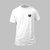 Camiseta Bola Presa B sica Caphead Branca Unisex Manga Curta 100% Algodão