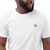 Camiseta Básica Bordada Trivela Caphead Unisex Manga Curta 100% Algodão Branca