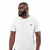 Camiseta Básica Bordada Trivela Caphead Unisex Manga Curta 100% Algodão Branca - comprar online