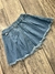 Pollera jeans tableada - comprar online