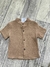 Camisa de lino con cuello a la base - comprar online