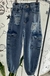 Jeans slouchy cargo con roturas - comprar online