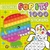 Colorea Pop It con 1000 stickers Dinosaurio