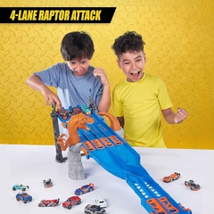 PISTA METAL MACHINE 4 LANE RAPTOR ATTACK - comprar online