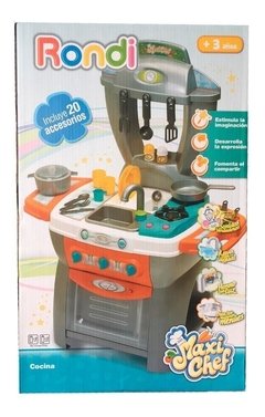 COCINA MAXI CHEF PLATEADA