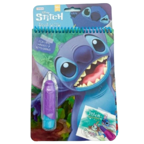 STITCH AGUA WOW! PARA JUGAR Y COLOREAR CON AGUA