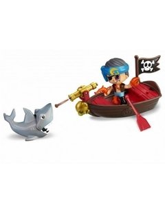 PIN Y PON ACTION - BARCO PIRATA Y TIBURÓN - comprar online