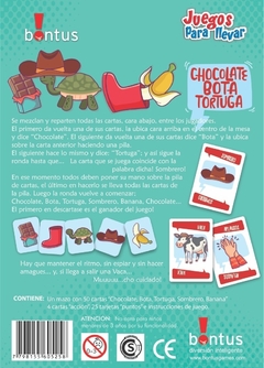 CHOCOLATE BOTA TORTUGA ... en internet