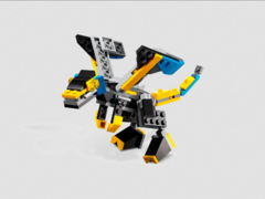 LEGO CREATOR 3en1 - ROBOT INVENCIBLE 31124