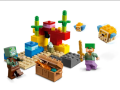 LEGO MINECRAFT - EL ARRECIFE DE CORAL 21164 en internet