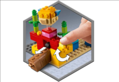 LEGO MINECRAFT - EL ARRECIFE DE CORAL 21164 - tienda online