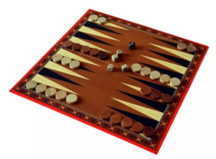 BACKGAMMON BISONTE TABLERO 34x34 CM - comprar online