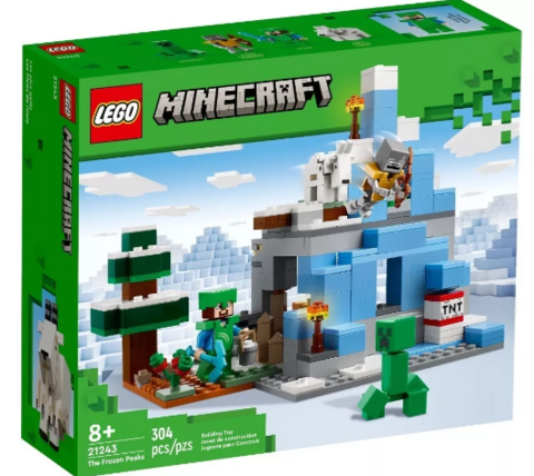 LEGO MINECRAFT LOS PICOS DE HIELO 21243