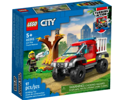 LEGO CITY CAMION DE RESCATE 4x4 DE BOMBEROS 60393
