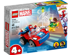 LEGO JUNIOR SPIDEY AMAZING FRIENDS SPIDER-MAN'S CAR AND DOCK OCK 10789