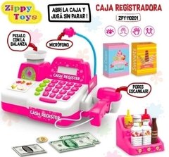 CAJA REGISTRADORA CASH ZIPPY TOYS C/LUZ Y SONIDO - comprar online