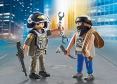 PLAYMOBIL DUO POLICIA LADRON - comprar online