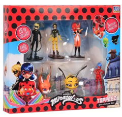 LADY BUG MIRACULOUS SET MINI FIGURAS 7 CM - Juguetería Aladino