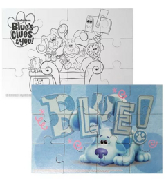 PUZZLE REVERSIBLE x2 PISTAS DE BLUE 12 PIEZAS en internet
