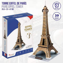 CUBIC FUN PUZZLE 3D EIFFEL TOWER 39 PIEZAS - comprar online