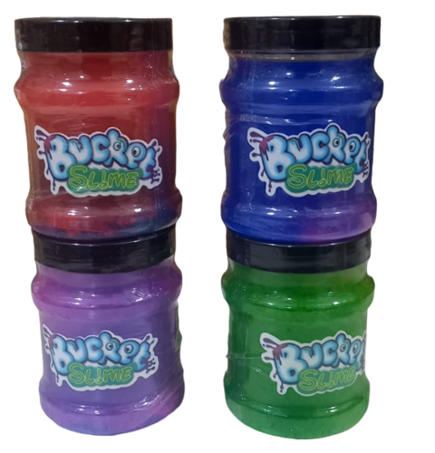 SLIME BUCKET BICOLOR CON GLITTER