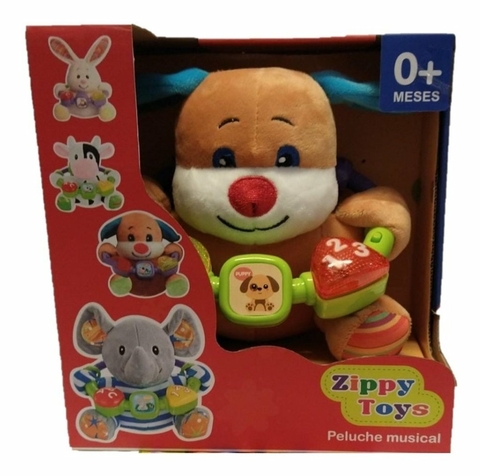 PELUCHE MUSICAL - ZIPPY TOYS PERRO