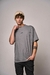 Remera WAFLE BASIC Gris y Natural 025