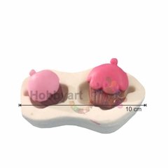 Molde de Silicona N°009: Cupcakes x 2 - comprar online