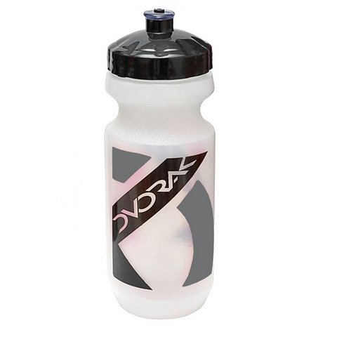 Garrafa Dvorak 500ml Bico de Silicone - Preto e Prata