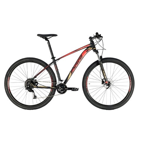 Bicicleta Aro 29 Oggi Big Wheel 7.0 2021 - Preto Dourado Vermelho