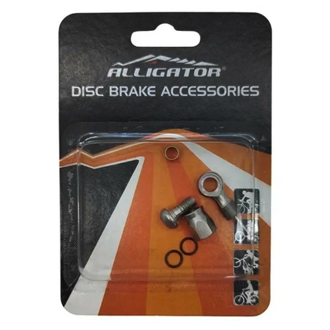 Kit Conector Banjo para Freio Hidráulico Shimano Magura Avid Hayes - Alligator