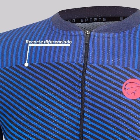 Camisa Curta Mauro Ribeiro Plain - Azul - Giro Radical - Bicicletas Peças E Acessórios - Specialized, Oggi, Audax E Serviços De RETUL FIT3D