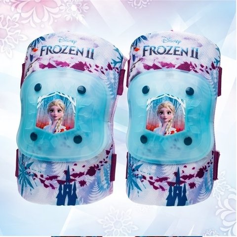 Kit Proteção Infantil 3-7 Anos Joelheira Cotoveleira Buzina Frozen Ii - loja online