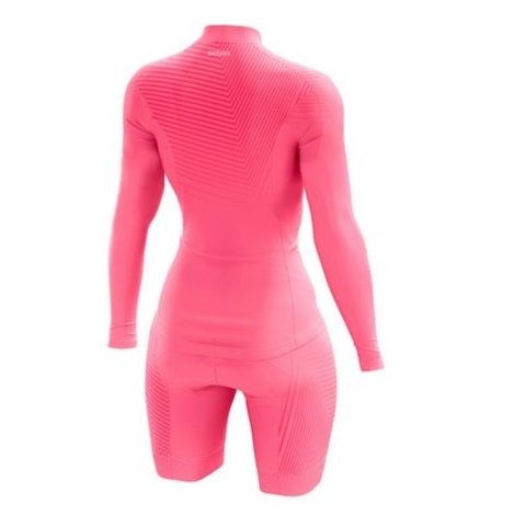 Macaquinho Feminino Manga Longa Smooth Rosa Damatta - comprar online