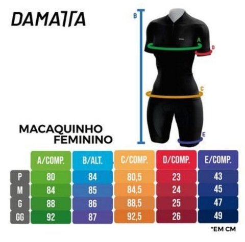 Macaquinho Feminino Smooth Salmao Damatta - comprar online