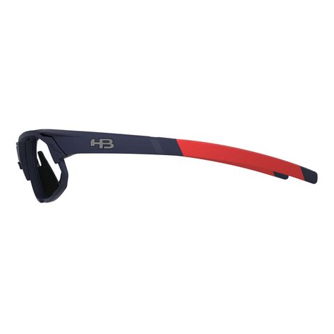 Óculos Ciclismo HB Rush Clip On - Matte Navy/ Multi Red