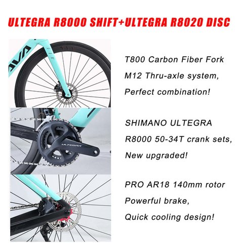 Bicicleta Aro 700 Road Sava Carbon Disc - Shimano TIAGRA 20V. - comprar online