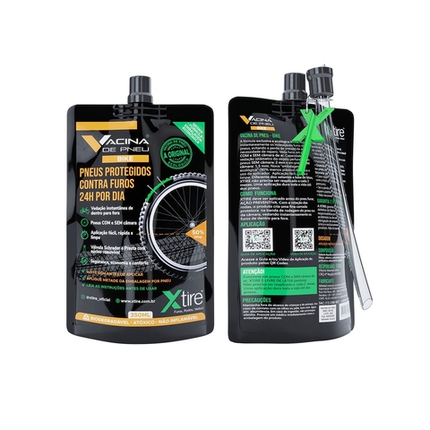 Selante Tubeless 350ml p/ 2 Pneus - Xtire